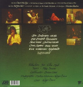Close To the Edge - 180gr. - Back Cover