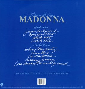 True Blue - 180 Gr.Vinyl Reissue W/Original Artwork/Poster/Innersl. - Back Cover