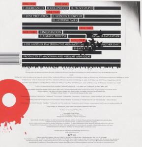 American Life (Lp) - Back Cover