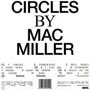 Circles - Clear Vinyl - Back Cover
