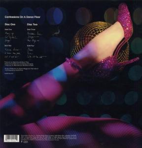 Confessions On a Dance Floor - Back Cover