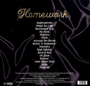 Homework - Back Cover