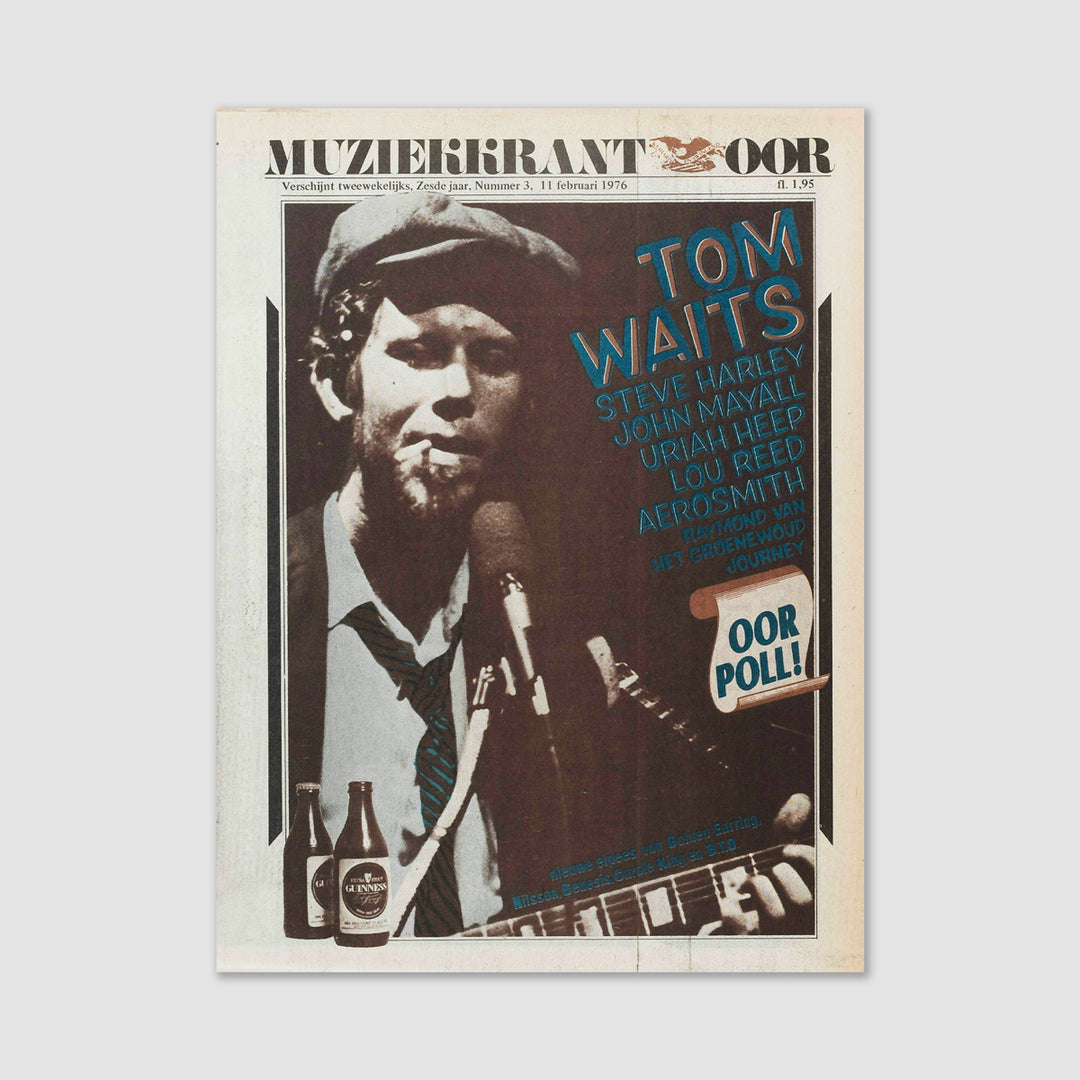 Tom Waits vintage poster