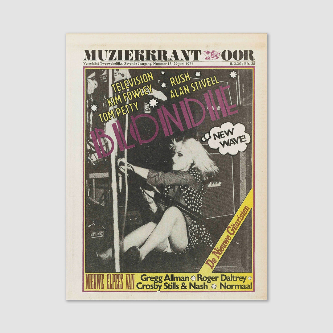 Blondie vintage poster