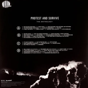 Protest and Survive : the Anth - .. the Anthology - Back Cover