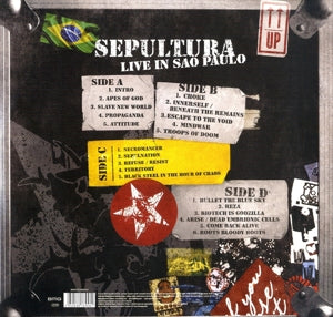 Live In Sao Paulo - Back Cover
