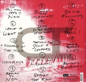 All You Need is Now - Back Cover