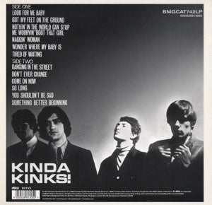 Kinda Kinks - Back Cover