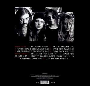 Sacrifice - Back Cover