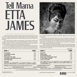 Tell Mama - 180gram - Back Cover