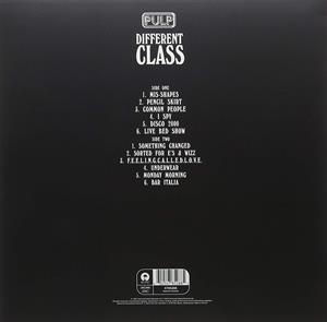 Different Class - Back Cover