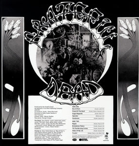 American Beauty - 180gr. - Back Cover