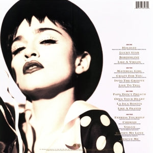 The Immaculate Collection - Back Cover