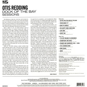 Dock of the Bay Sessions - Back Cover