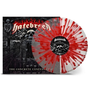 The Concrete Confessional - .. Confessional / Clear Red Splatter Vinyl - Cover