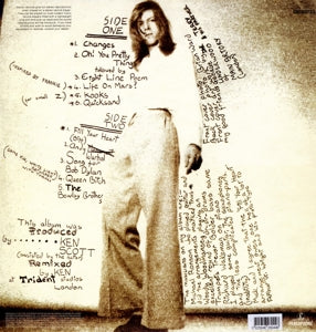 Hunky Dory - Back Cover
