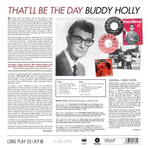 That'll Be the Day - .. the Day / 180gr. - Back Cover
