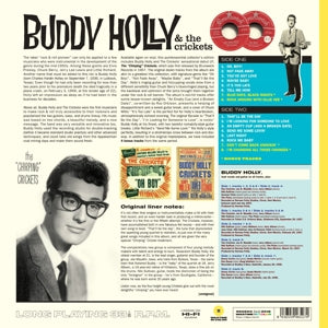 Buddy Holly and the Chirping Crickets - ..Chirping Crickets/ 4 Bonus Tracks/ Yellow Vinyl - Back Cover