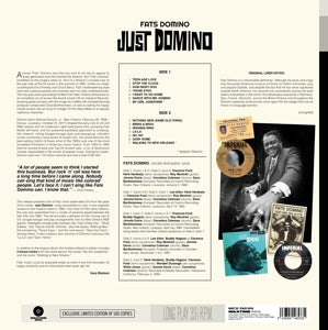 Just Domino - 2 Bonus Tracks/ 180gr./ Limited Edtion of 500 Copies - Back Cover