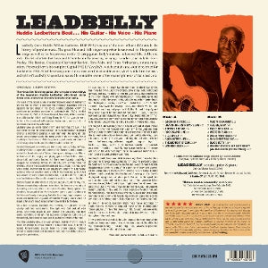 Huddie Ledbetter's Best... His Guitar, His Voice, His Piano - Back Cover